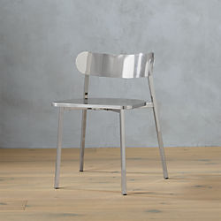 fleet brushed nickel chair