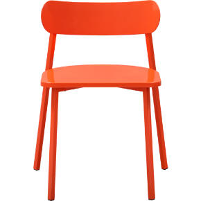 fleet hot orange chair