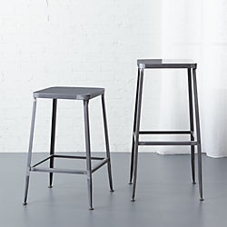 flint steel bar stools