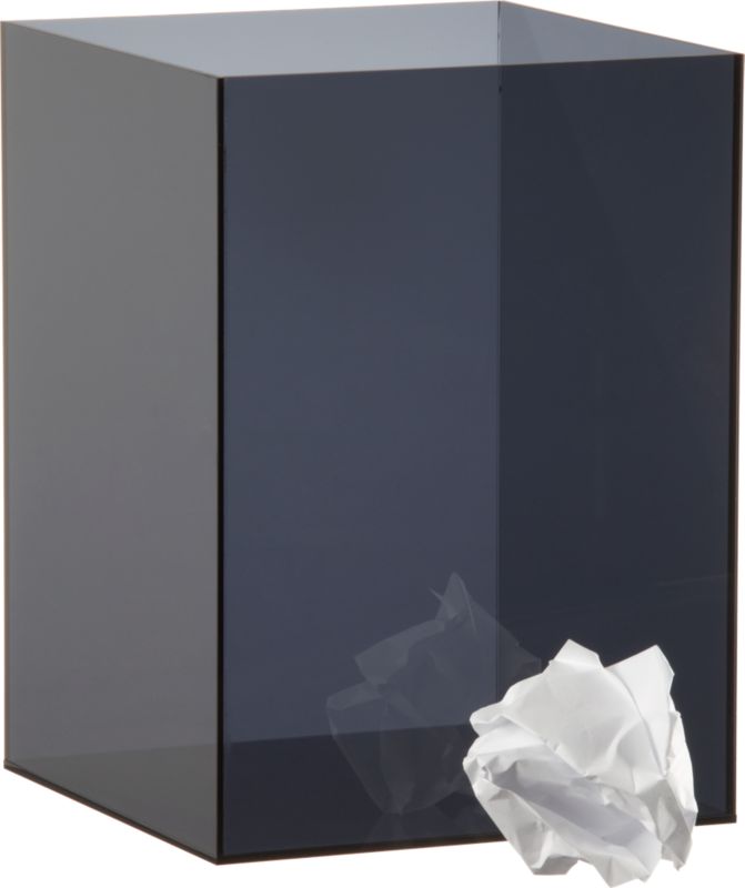 format acrylic waste can