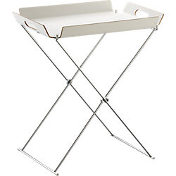 formosa white tray table