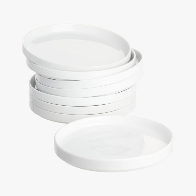 set of 8 frank salad plates CB2