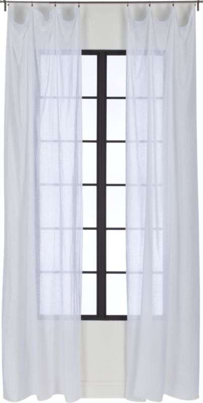 french/belgian white linen panel