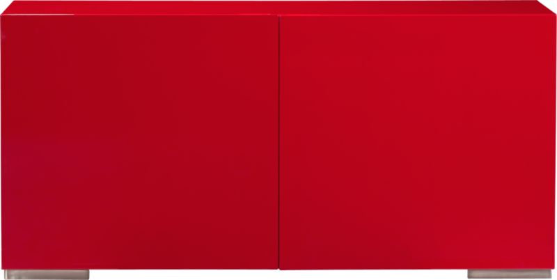 fuel red credenza