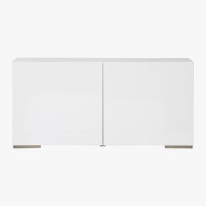 fuel white credenza