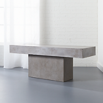 fuze grey bench