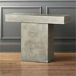 fuze grey console table