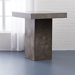fuze grey counter table