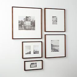 gallery walnut picture frames