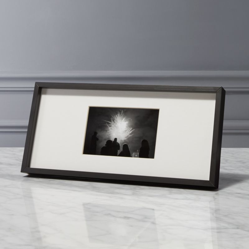 gallery carbon 5x7 picture frame CB2