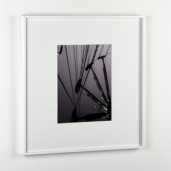 gallery white 11x14 picture frame CB2