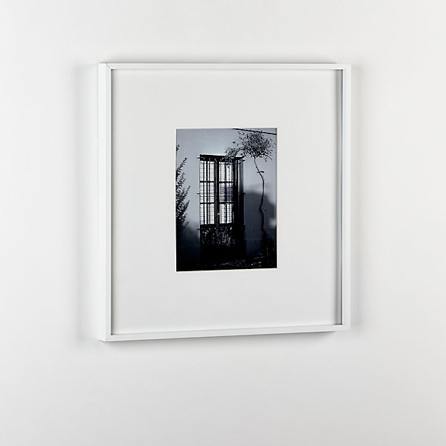 gallery white 8x10 picture frame CB2