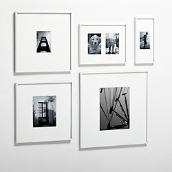 gallery white picture frames