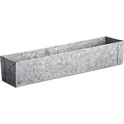 galvanized narrow basket