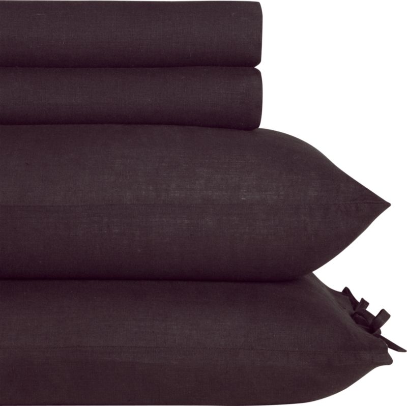 French-Belgian linen sheet sets