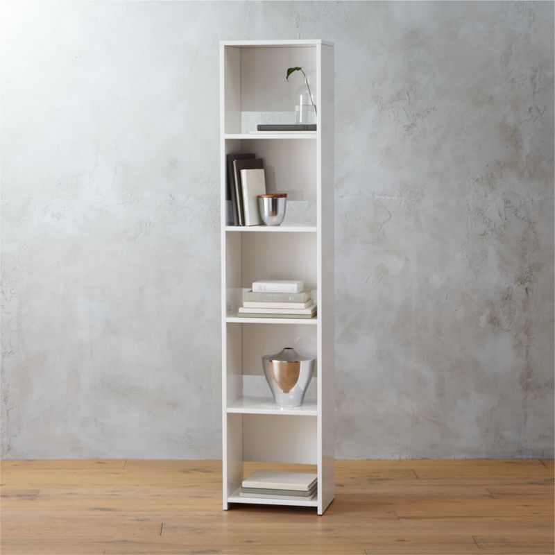 getaway narrow bookcase | CB2