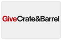 The Crate and Barrel Gift Card. Surprise them with exactly what they wanted.