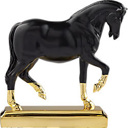 gilded horse