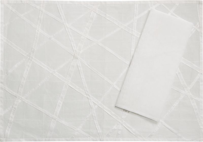 glacier placemat/napkin