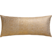 glitterati gold 36"x16" pillow
