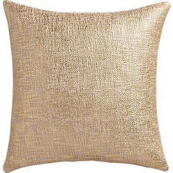 glitterati gold 18" pillow