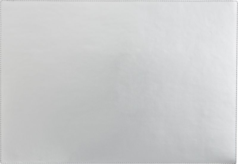 gloss silver placemat