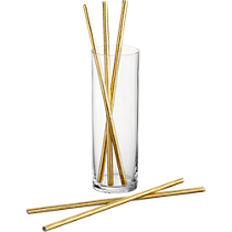 gold straws
