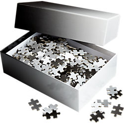 gradient black and white puzzle