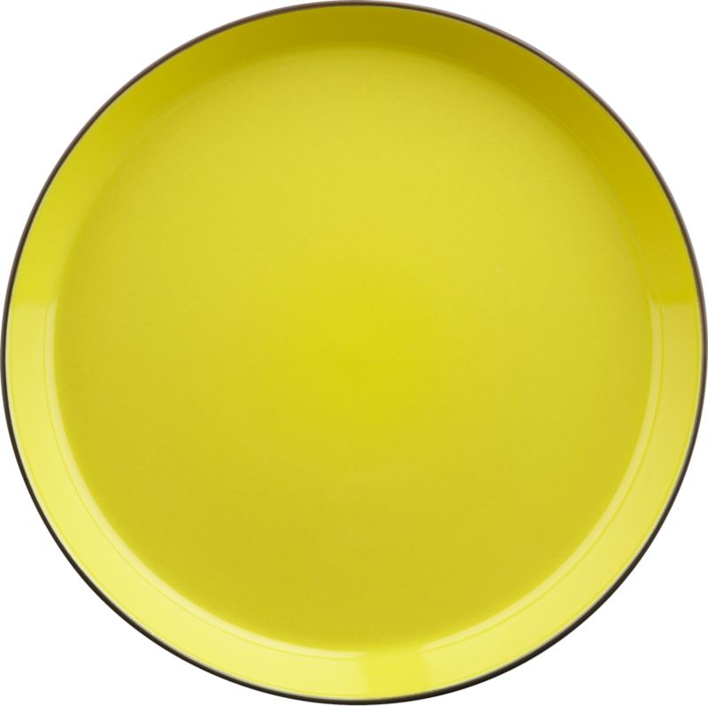 grass roots dinner plate. 10.25" dia.