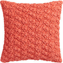 gravel red-orange 18" pillow