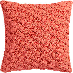 gravel red-orange 18" pillow