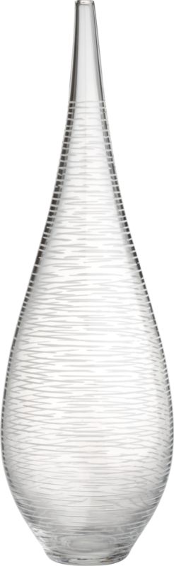large vase. 6.75"dia.x21"H