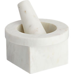 harlow marble mortar and pestle