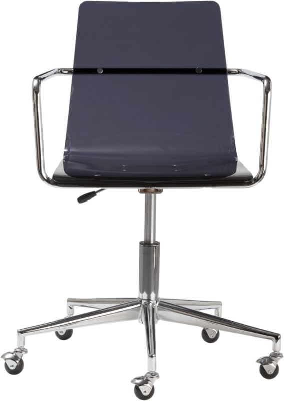 haze acrylic office chair