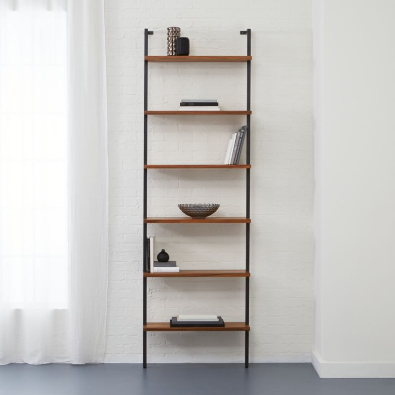 helix 96" acacia bookcase CB2