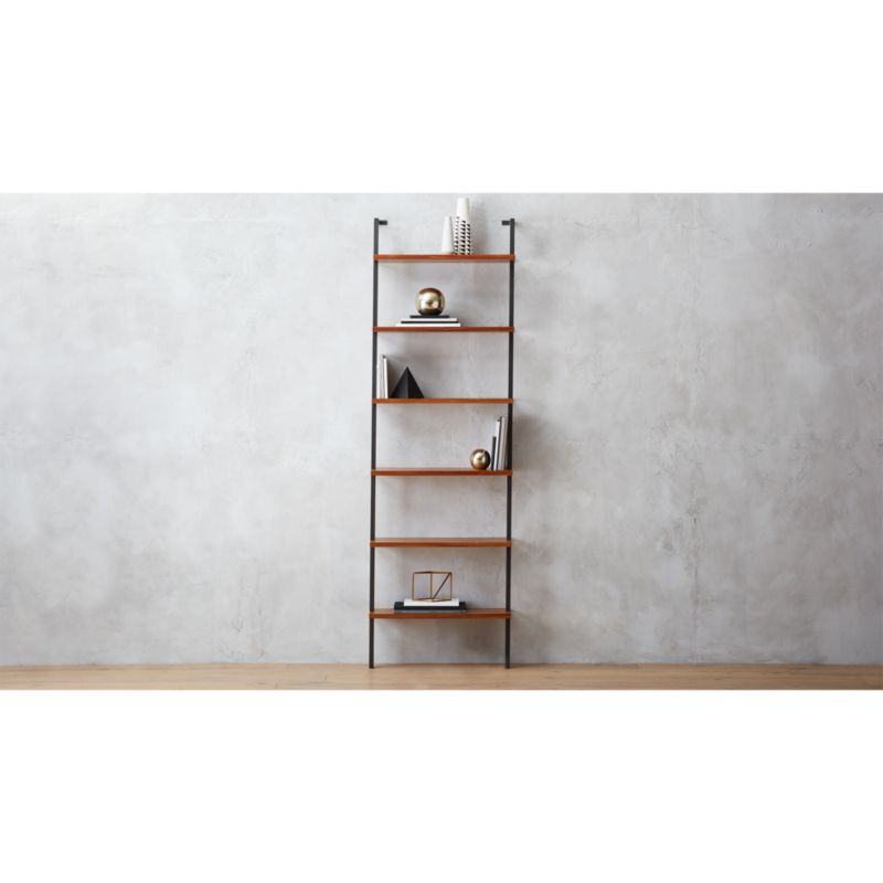 helix 96" acacia bookcase CB2