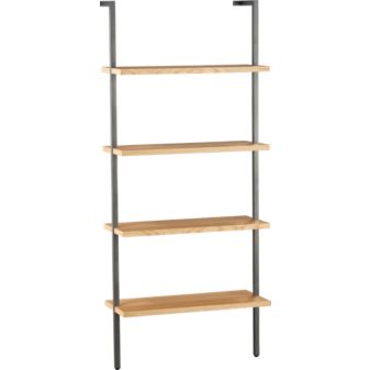HelixWhtOakBookcase3QS11
