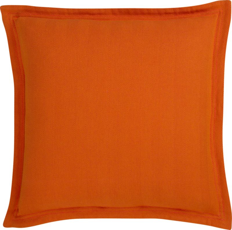 herri orange 20" pillow