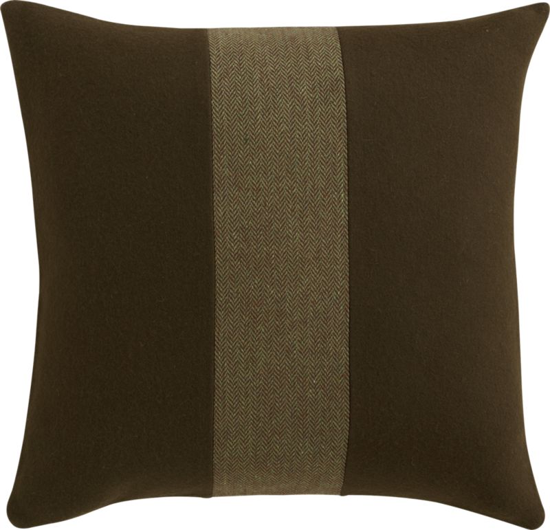 herringbone tarp 18" pillow
