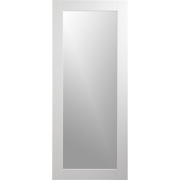 hanging leaning high gloss white 32 quot x76 quot floor mirror cb2 hanging leaning high gloss white 32 quot x76 quot floor mirror cb2