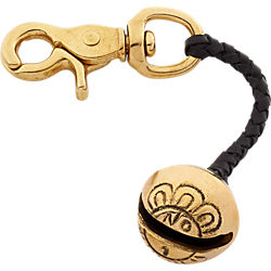 hiker's bell keychain