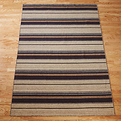 The Hill-Side workwear blanket stripe rug