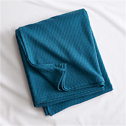 hive blue-green blanket