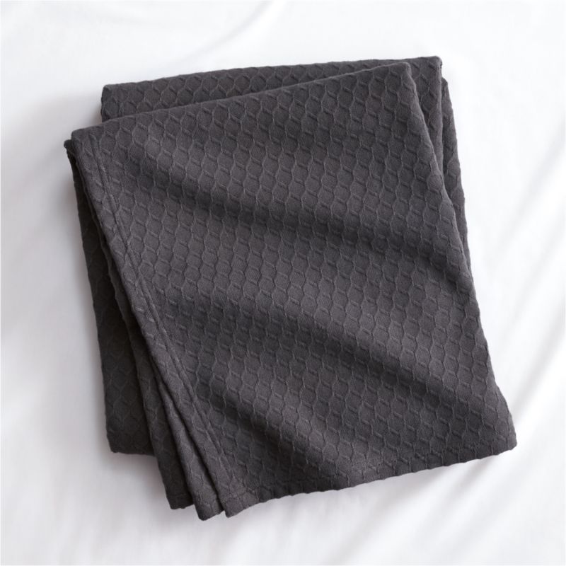 hive graphite blanket CB2