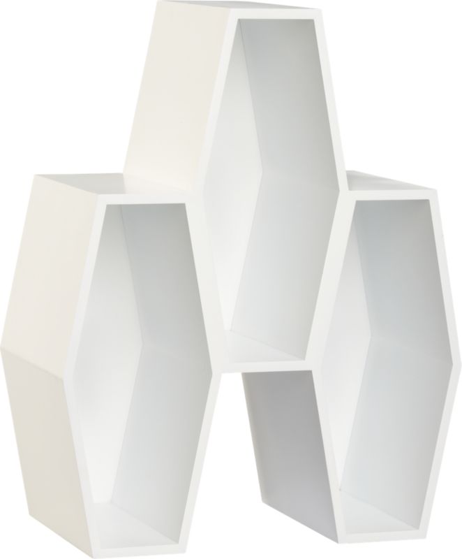 hive white storage unit