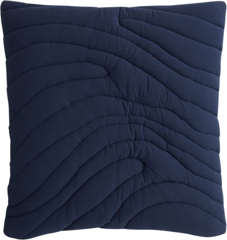 hoodie midnight blue 23" pillow