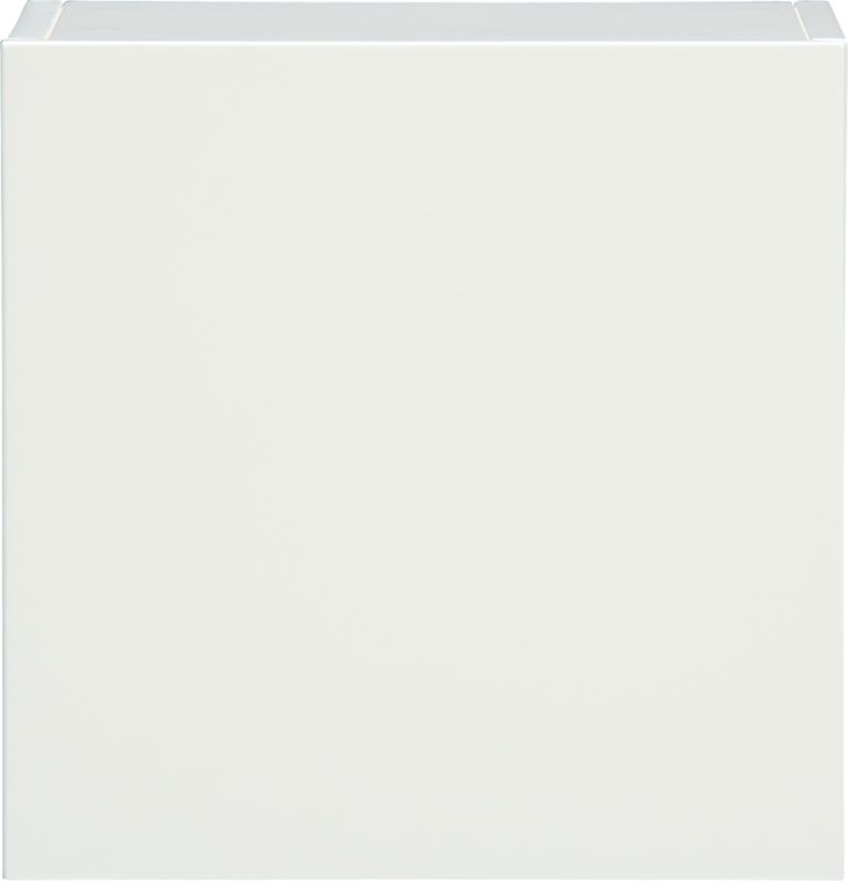 hyde white 16" square wall mounted cabinet. 16"Wx12"Dx16"H