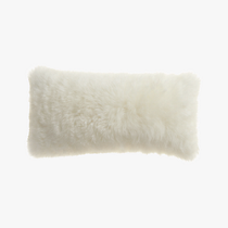 icelandic shorn sheepskin 23"x11" pillow