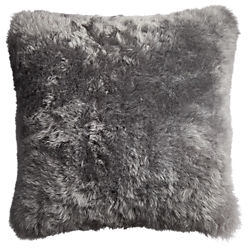 icelandic shorn sheepskin grey 16" pillow