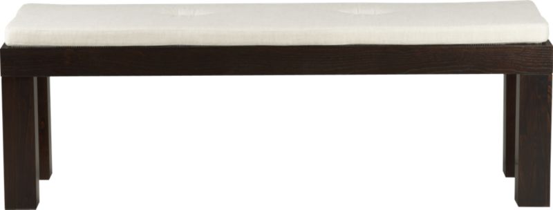 indie bench/natural cushion